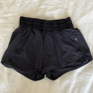 Black Lululemon Track That Lined Short